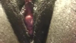 Up close and personal clit rub