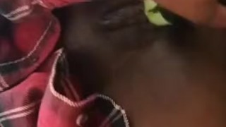 Cucumber masturbation