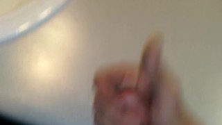 Edging cumshot solo