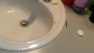 Edging cumshot solo