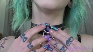 ASMR Nail Fetish Tapping N Scratching