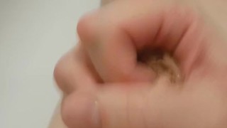 CUMMING IN THE BATH