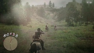 Cowboy fucks everything he see's with his manly steed
