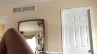 Pleasing herself till she cums hard