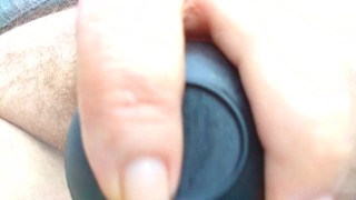 Horny Milf Outside Masturbation Cum Alone
