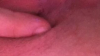 Soaked from my cum