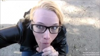 Let It Snow, Let It Snow, Amateur Xmas Blowjob - Outdoor Sex Adventure #17