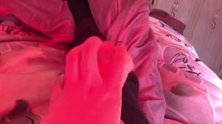 Rubbing my foot