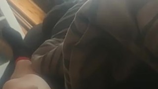 Cumshot in bed