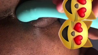 Can’t Get Enough: Teen Pussy CREAMS While Masturbating w/ Vibrator