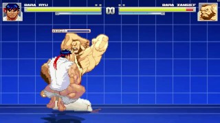 Ryu fucks Zangief