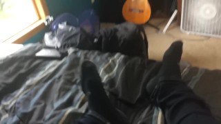 [non verbal] MALE FOOT WORSHIP POV