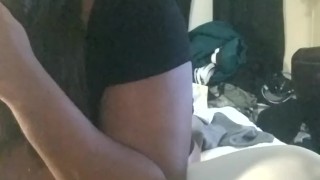Fucking myself, training my hole