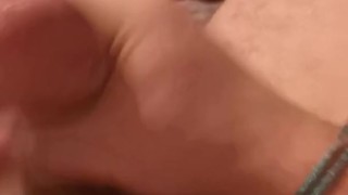 Stroking my cock