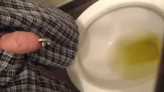 POV Morning Uncut & Pierced Piss!! ...Shakey shity shoot.. Sorry