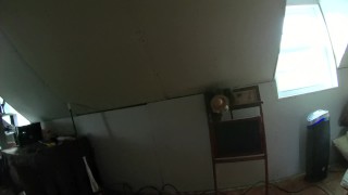 CAUGHT BY CABLE GUY OUTSIDE WINDOW!! (deleted scene)