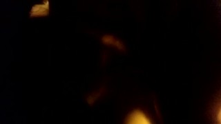 BRUNETTE SUCKS IN THE CAR WHILE DRIVING