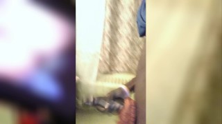 Fetish, panties hangin on hard dick jerkin