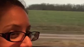Fucking on train b4 next porn shoot