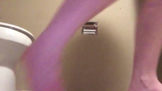 Fucking my ass with a makeup brush