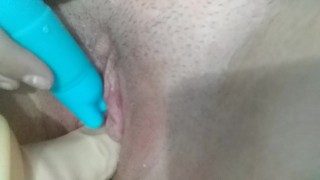 Playing with my boyfriends huge load