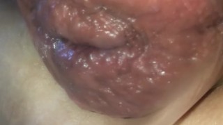 close up anal pumping session