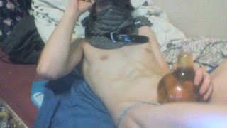 pee in a condom pissing a condom full I need to do this I do anything u say