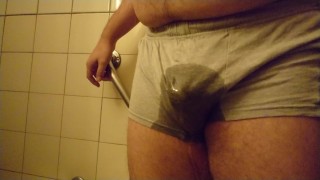 I wet myself in the shower