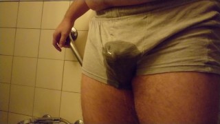 I wet myself in the shower