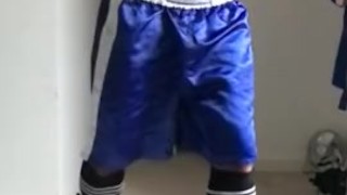 working the heavy bag in slow motion