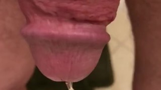 Morning piss in slow motion 4K