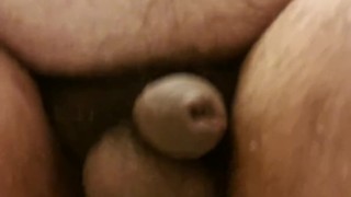 Belly Jiggles and Dildo in Shower