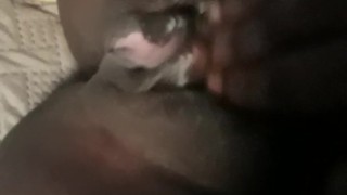 Rubbing my phat clit and I came