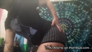 Goth FTM Twink Spanks And Paddles Cute Teen Ass