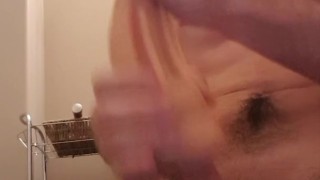 Creampie my toy. Drips down my cock