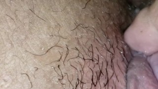 Playing with my cum