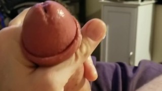 POV Pre Cum playin big dick. 4k cumshot