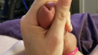 POV Pre Cum playin big dick. 4k cumshot