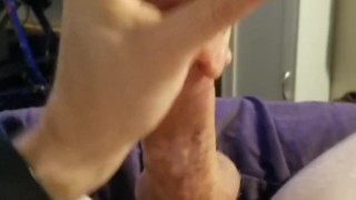 POV Pre Cum playin big dick. 4k cumshot