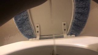 Pissing with my dripping pussy