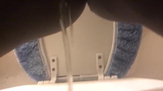 Pissing with my dripping pussy