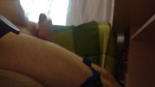 boy is jerking off