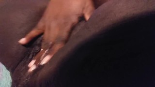 Milf has a quickie before work wet pussy play - His Queen Suga