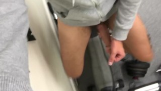 FUCK - Unexpected CUMSHOT - Ball TORTURE at the Gym ** PART 2 **