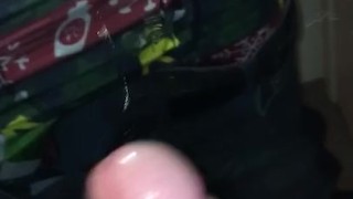 Cum splattered mirror