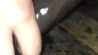 Cumming on my BBC dildo!