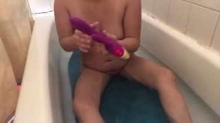 Morning bathtub fun