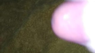 Cumshot over a towel