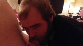 Sucking stepdad’s cock