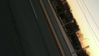Huge cock out and about (public)